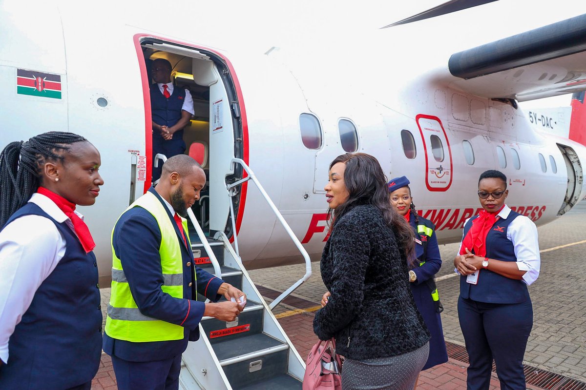 GeorgeSpencerX_'s tweet photo. #FlyToKitale is now a dream Come True Courtesy of Skyward Express!! This will make frequent Travellers enjoy convenience as well as your desired destination more Accessible https://t.co/X6juPiYCmU
