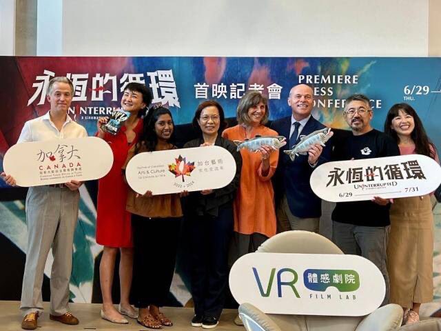 Nettie Wild premiered her VR film UNINTERRUPTED in Taiwan with Kaohsiung Film Academy and Kaohsiung City Hall. Depicting the wondrous odyssey of Pacific salmon migrating home to spawn in British Columbia’s streams. If you are in Taiwan, go see it!