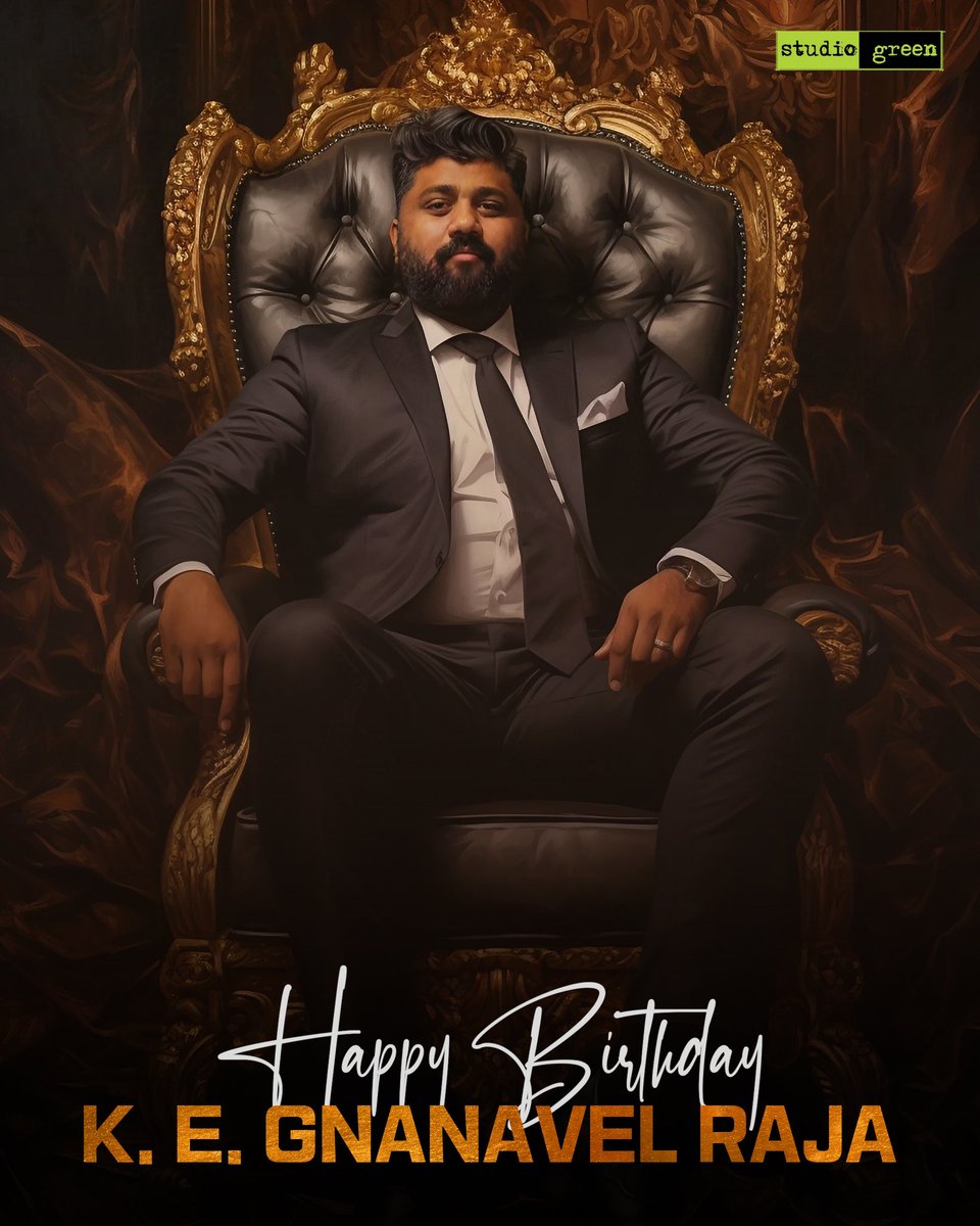 Wishing a very happy and successful birthday ❤️ @kegvraja @StudioGreen2 #HappyBirthdayKEGnanavelraja #HBDKEGnanavelraja #KEGnanavelraja #StudioGreen