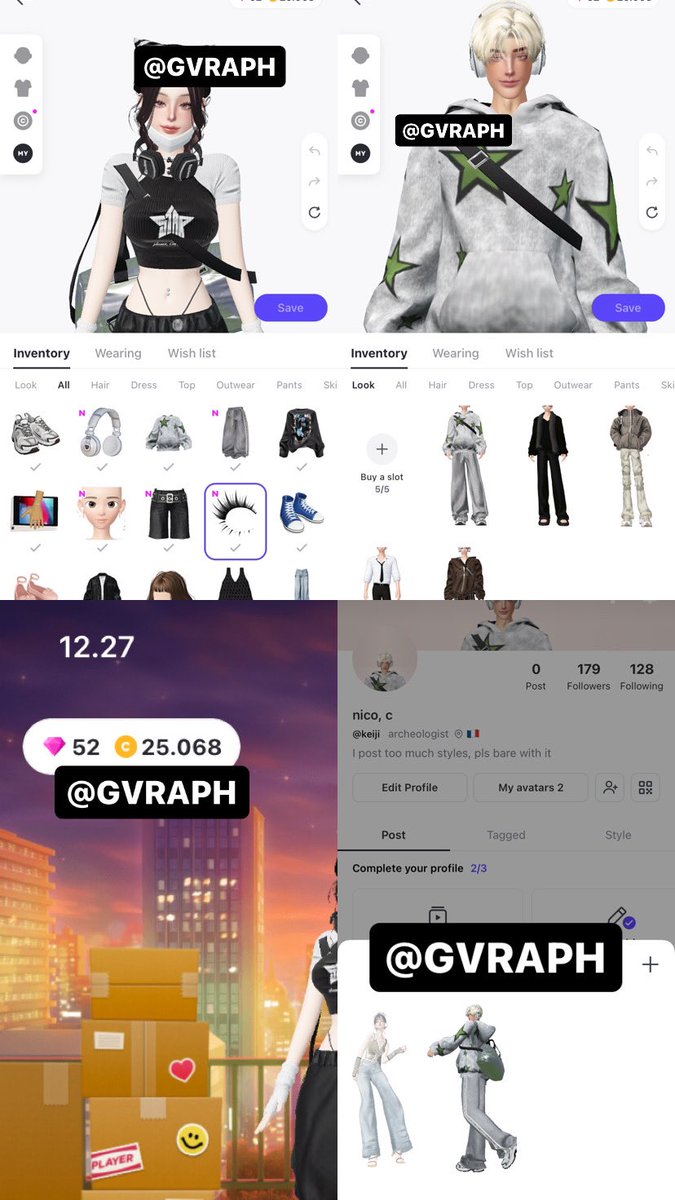 gvraph's tweet photo. @huangroundjun Halo kak aku ada! 2 slot udah kebuka (ce/co), pemakaian pribadi (followers asli), untuk cek inventory boleh dm aku kaa. Price 450 boleh nettis https://t.co/er1tauNae3