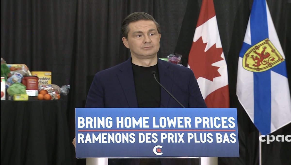 weblandian's tweet photo. When asked: “When it comes to the potential murder. Merger [pardon me] of PostMedia &amp; Nordstar should the competition bureau be getting involved?”

#PierrePoilievre said that he needs to study the details further &amp; trashed incoming censorship laws https://t.co/HImAwFVaZR #cndpoli https://t.co/Yc8GLUgcfG