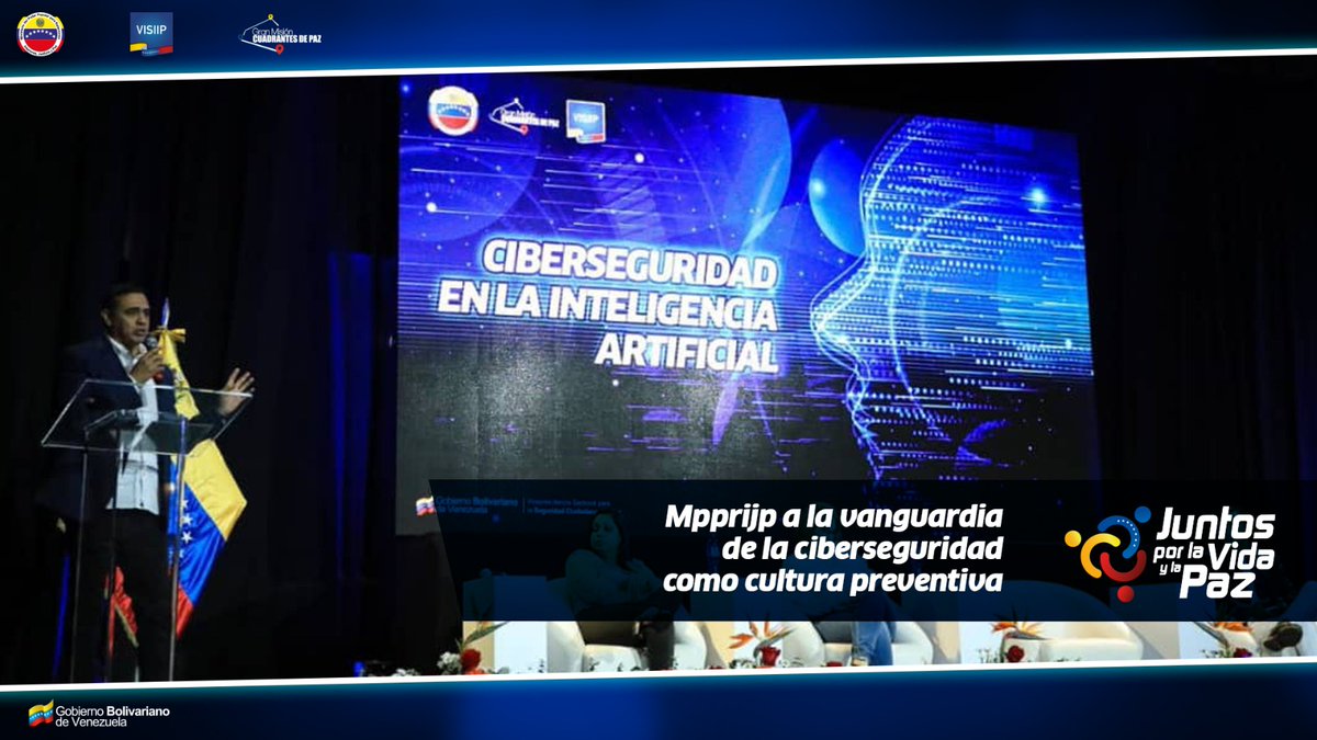 #29JUN || Con la ponencia 'Ciberseguridad en la Inteligencia Artificial' el @MIJPVzla a través del #Visiip, formó parte del 'Foro Crianza Digital, un reto de la nueva época', organizado por @SalaPrensaCantv.

#EmpoderarElPoderPopular