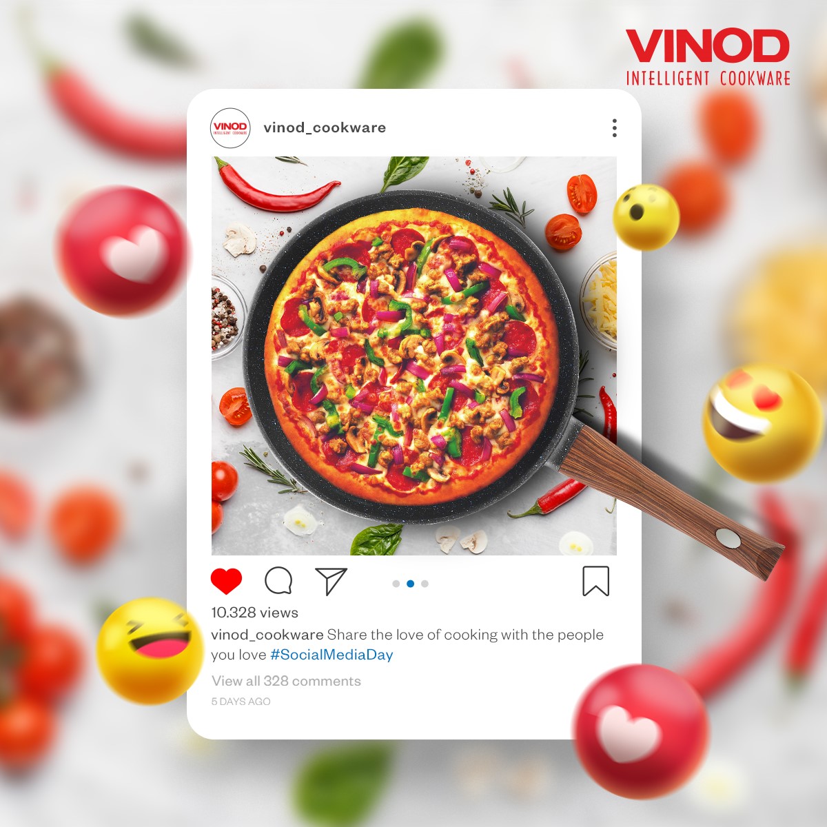 Vinod_Cookware's tweet image. Let’s celebrate #SocialMediaDay by encouraging folks to share more and care less.

#VinodIntelligentCookware #CookHealthyCookJaldi #MakeMagicHappen #ScienceOfCooking #VinodCookware #VinodStainlessSteel #VinodSteel #kitchen #kitchenwares #kitchenessentials #cookware