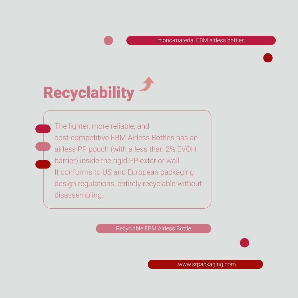 sr_packaging's tweet photo. #Recyclable #EBM #AirlessBottle
#extrusionblowmolding
https://t.co/UrkhF23Z0k
#cleanbeauty #skincare #haircare #babycare #cosmetics #toiletry #recyclability #sustainability #packagingdesign https://t.co/hakZXGjoRo
