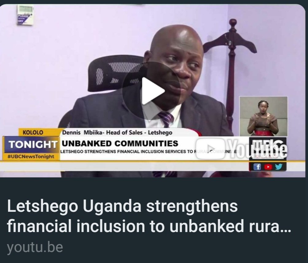 LetshegoUganda's tweet photo. #FridayWatch #financialliteracy #customerfocus
Take a moment to watch Dennis Mbiika, Head of Sales @LetshegoUganda pinpoint some of the opportunities ripe for the #unbanked and #underserved. #ImprovingLives @LetshegoGroup
@theklagazette @PulseUganda
https://t.co/auCTSShrqU https://t.co/rsbc0OdN8F
