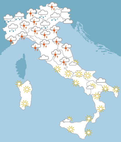 Agenzia_Ansa's tweet photo. Buongiorno da #ANSA | Le previsioni del tempo per oggi
https://t.co/bs8w0KnJC6 https://t.co/Z4l4Q4XmGS