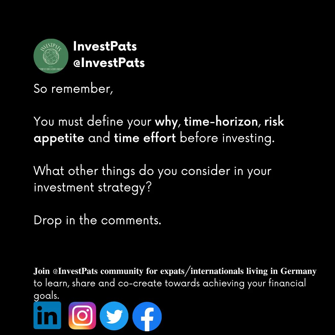 InvestPats's tweet photo. One action will save you tons of money and sleepless nights.
Do you want to know? Check below. 

Did you find this post valuable? Follow @Investpats on Twitter/Instagram, and join our group @InvestPats on LinkedIn/Facebook. 

#InvestPats #Investment #Strategy #Germany https://t.co/xrORrLN0gC