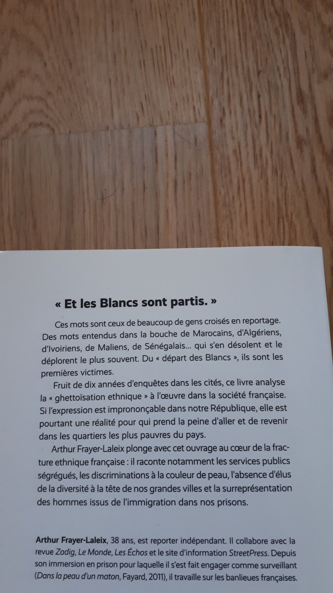 3 nuits de violences urbaines, d'incendies et de pillages et notre pays fracturé redecouvre subitement ses quartiers les + pauvres et parfois les + durs. 

En 2021, sortait "Et les Blancs st partis", 10 ans de reportage, qui analysait lgmt "la promesse republicaine non tenue"
