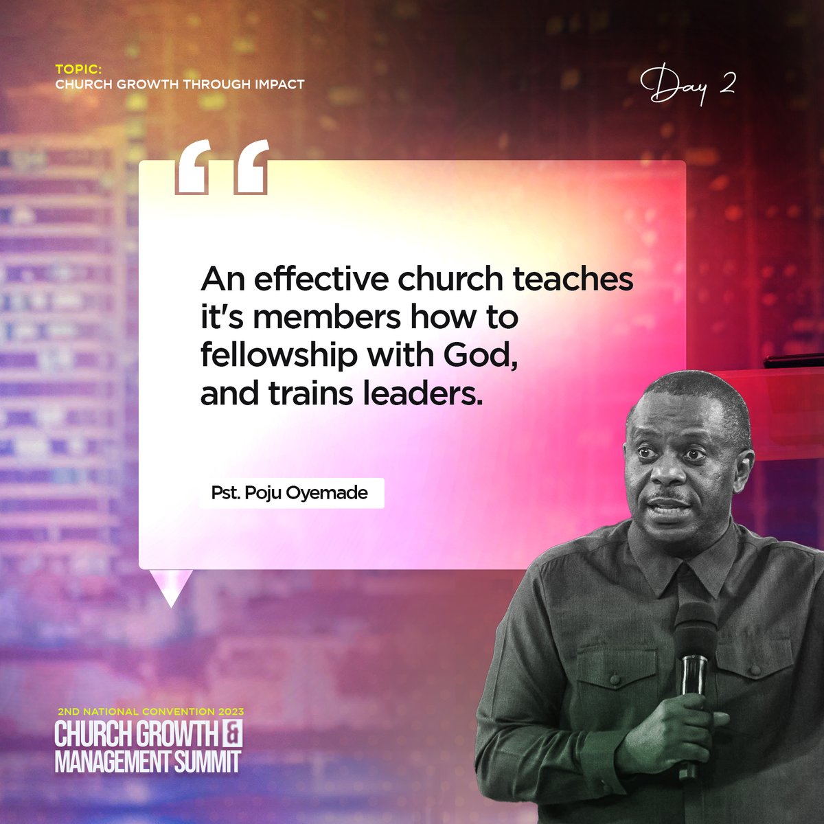 pstdavidogbueli's tweet photo. Nuggets from the ongoing Church Growth and Management summit.

#pastordavidogbueli
#dominioncity
#globalmissionnetwork
#globalmission
#managementsummit https://t.co/GHJj7W5eaV