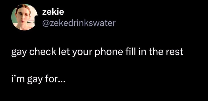 I&rsquo;m gay for the sake that you don&rsquo;t have any reason for being gay. https://t.co/GcyPBi4Riz<a href="/tag/allcolorsarebeautiful"class="tags"><span>#allcolorsarebeautiful</span></a>