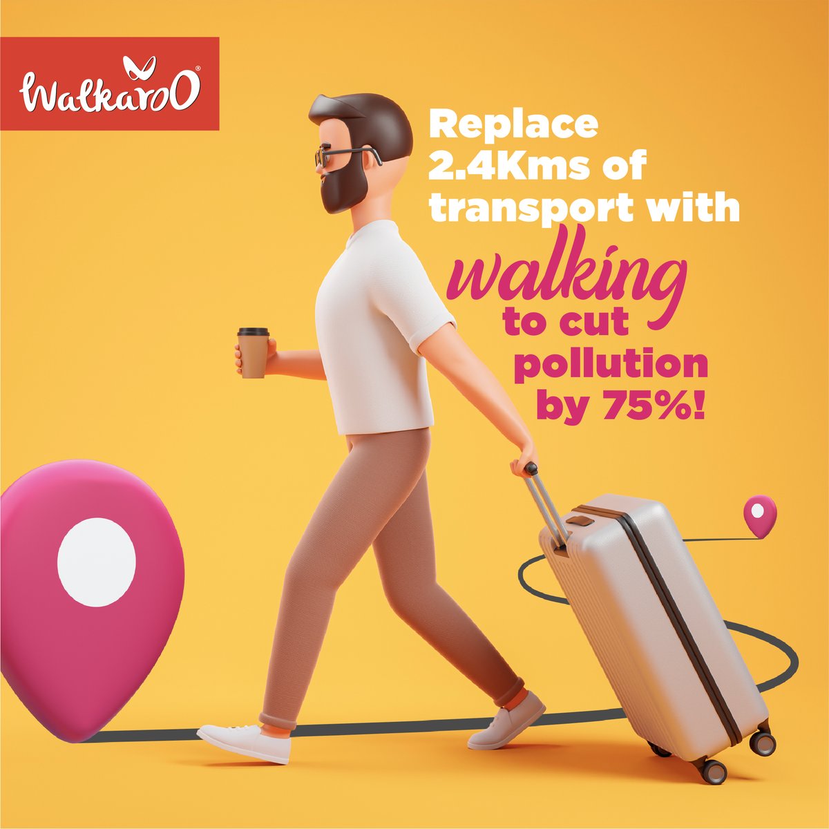 WalkarooIN's tweet image. Did you know that you help climate change immensely by only replacing 2.4 kms of your travel with walking? So if you care, care enough to walk! Follow us for more walking tips &amp;amp; tricks!
#WalkWithWalkaroo #WalkWithWalkaroo #walking #hiking #instagood #followme
#instacool