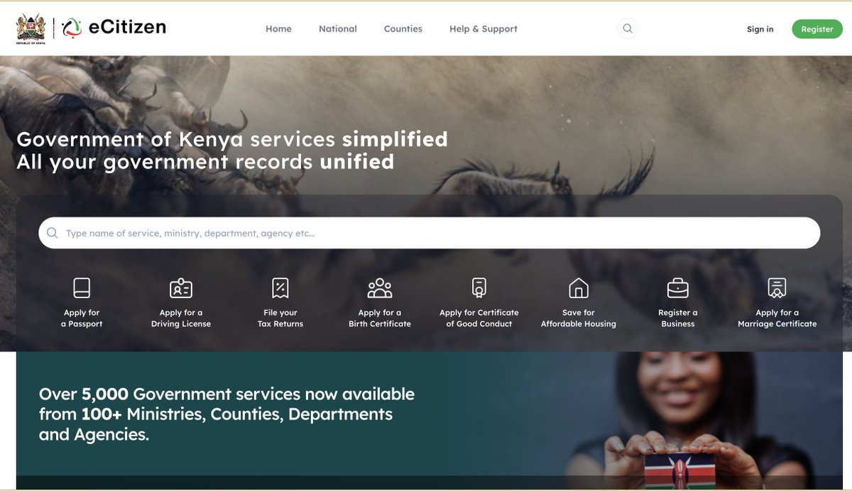 I love the redesigned eCitizen platform. Let me see how the #GavaMkononi will pan out. 

Automation is such an important thing.