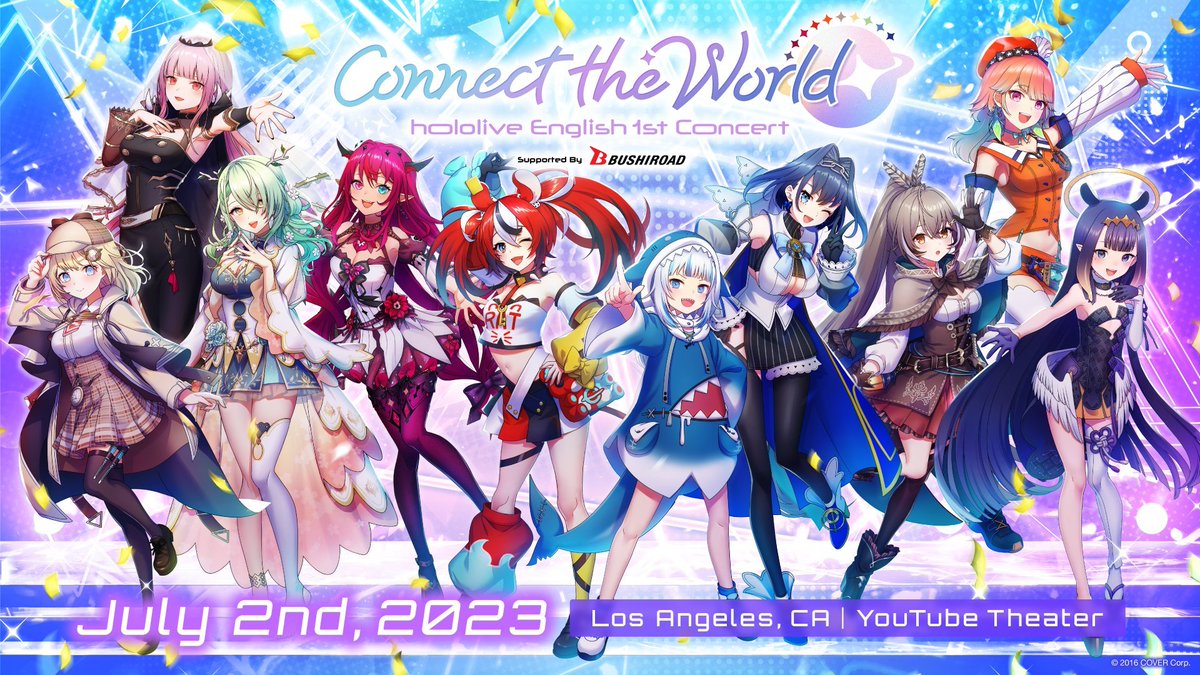 🎉News🎉 'hololive English 1st Concert -Connect the World-' Check out everyone's messages of support for the talents!✨ These will be posted at the venue and on the live stream too!🙌 🔽Details connecttheworld.hololivepro.com/news/#522 #holoENConnect