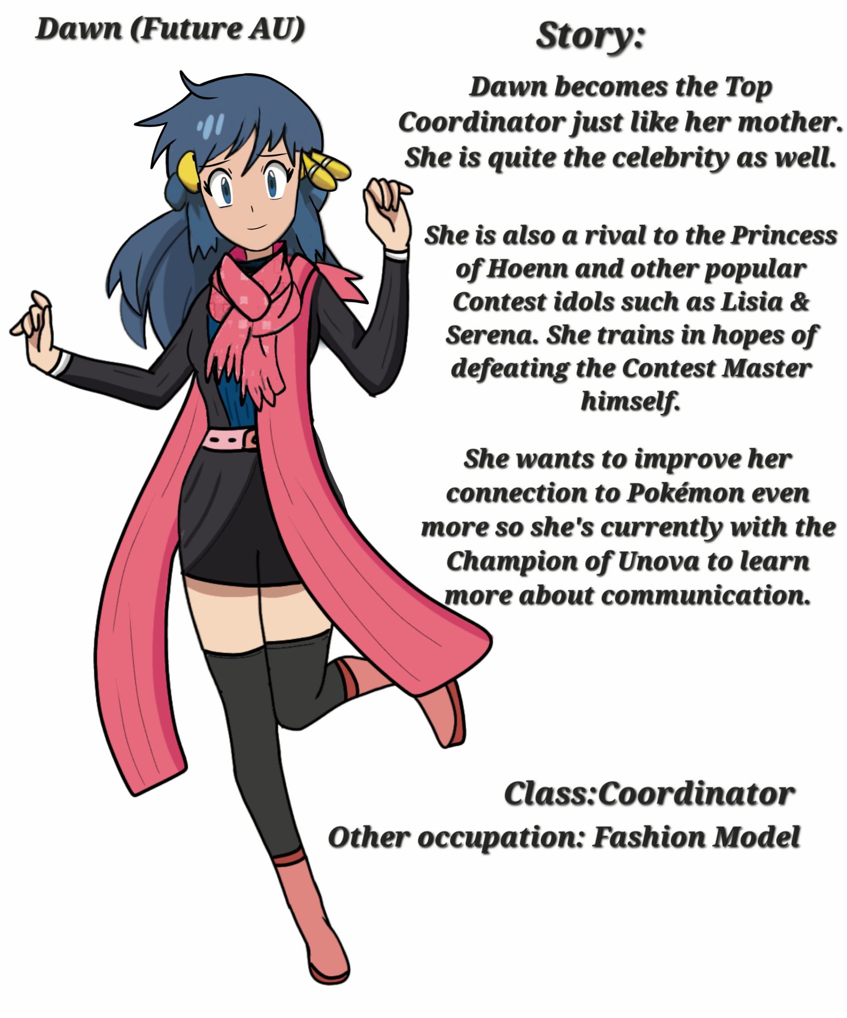 Rotoscare ⚒️ on X: Introducing Future AU Dawn! #Pokemon #au