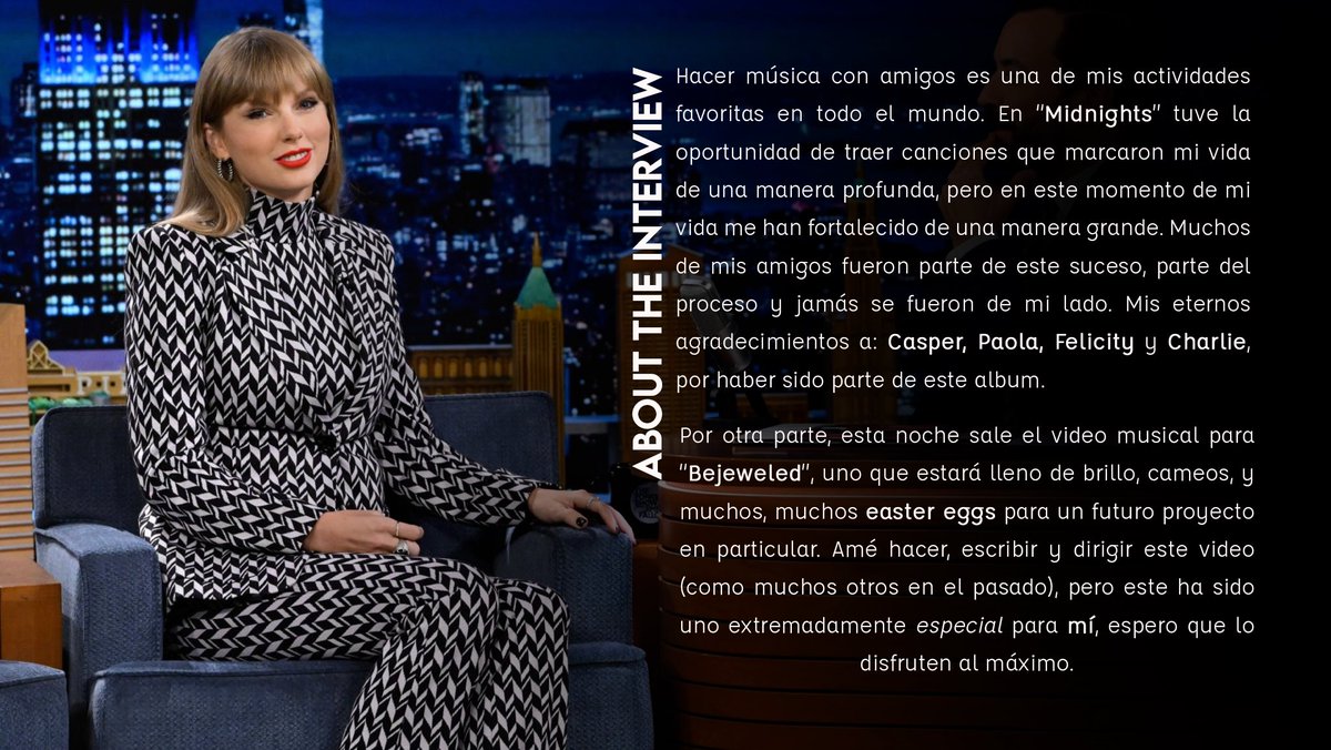 9Ostrend's tweet image. ✹: 𝖯𝗈𝗋𝗍ⓕ𝗈𝗅𝗂𝗈 o𝑓 ℳ𝗂𝗌𝗌 𝒜𝗆𝖾𝗋𝗂𝖼𝑎𝗇𝖺 𓄳 ❛ 𝖠𝗋𝖼𝗁𝗂𝗏𝖾¹/: 𝟫𝖮𝗌𝗍𝗋𝖾𝗇𝖽, 𝘅͟𝗼! ▸ 🅃𝖠𝖦𝖲: #RPFallonTonight. 

Hoy pude asistir nuevamente a mi programa nocturno favorito. Platiqué acerca de los nuevos proyectos que estarán con nosotros pronto y más. 🌌