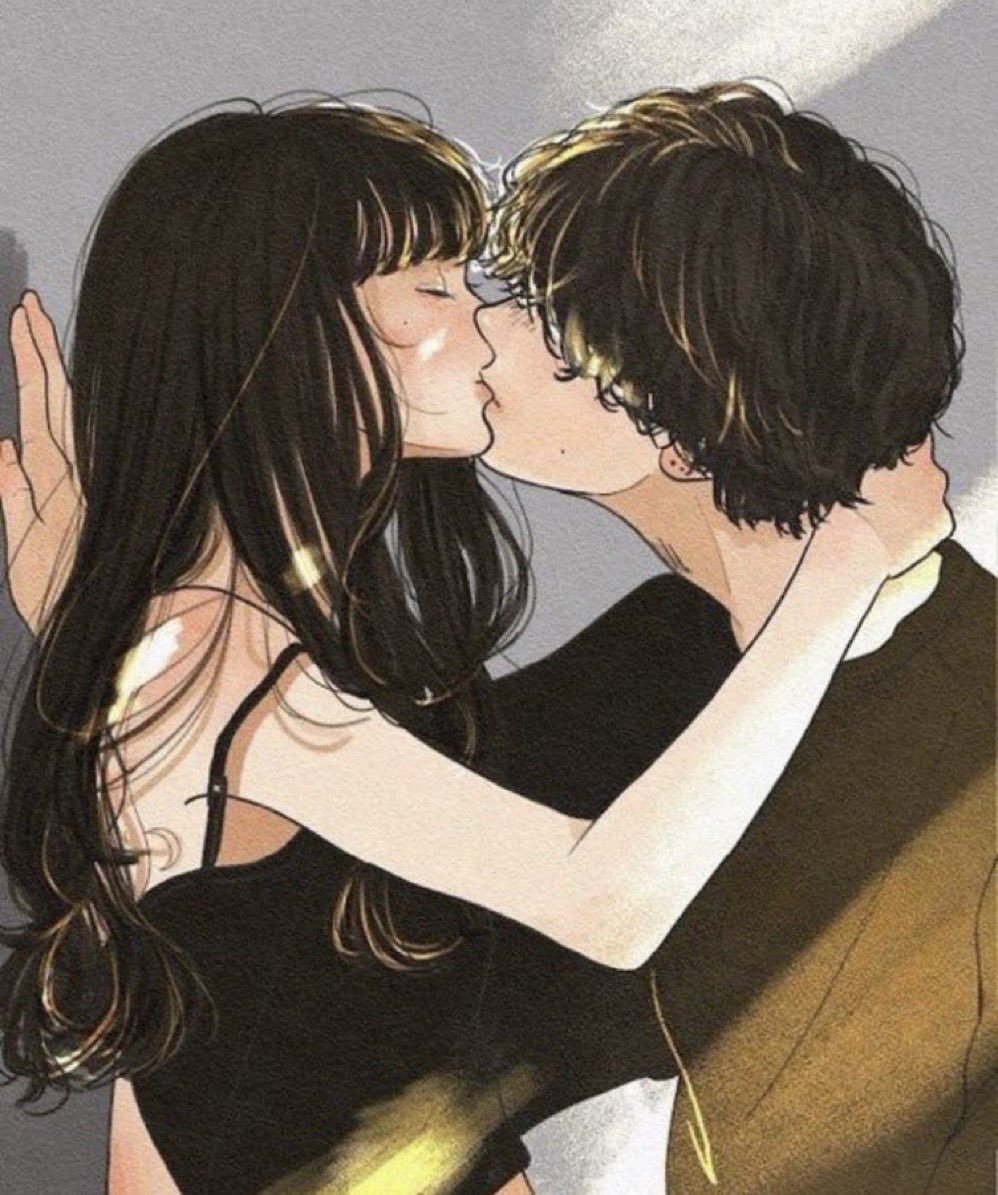 Anime couples drawings, Anime couple kiss, Aesthetic anime