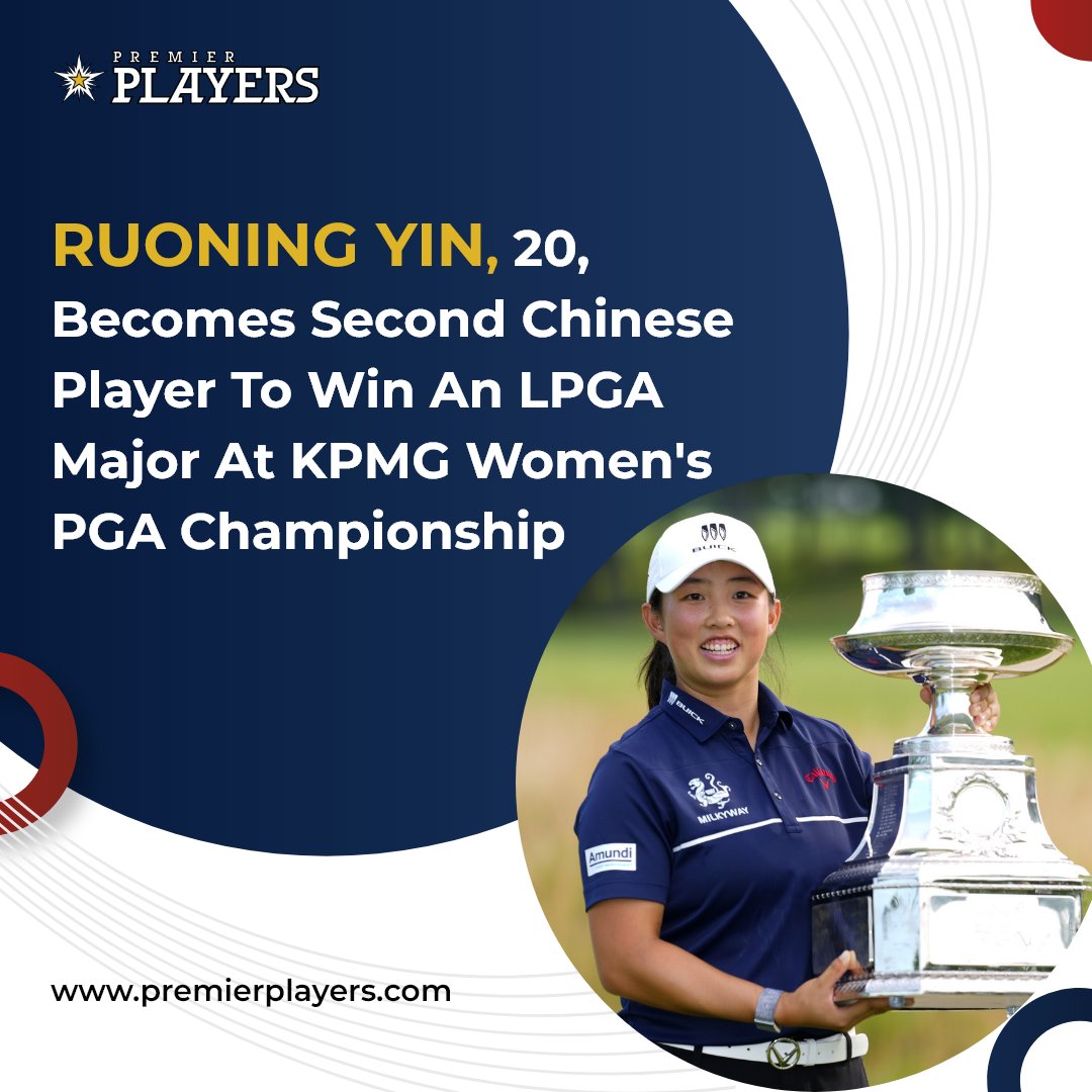 Ruoning Yin, 20, becomes second Chinese player to win an LPGA major at KPMG Women's PGA Championship🤘

Source URL:- bit.ly/432dSgF👈

For More, Visit-->> premierplayers.com 👈

#sportsnews #golf #golfnews #premierplayers #RuoningYin #WomenPGAChampionship