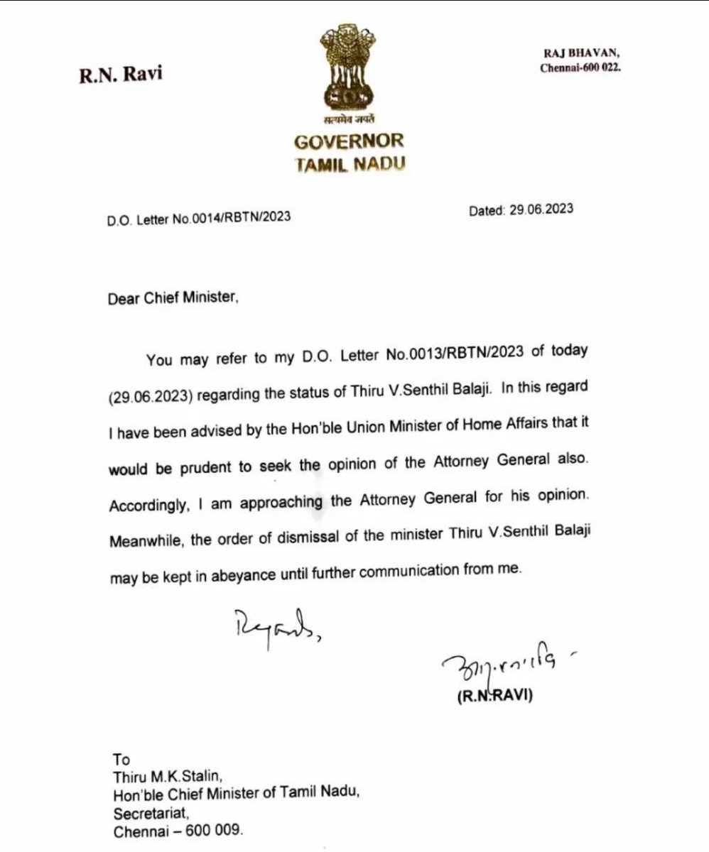 Bar Bench On Twitter TN Governor RNRavi Has Kept His Order bar-bench-on-twitter-tn-governor-rnravi-has-kept-his-order