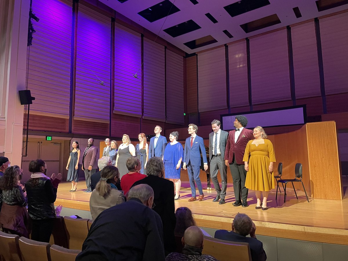 Was fun hearing some new <a href="/merolaopera/">Merola Opera Program</a> participants tonight!