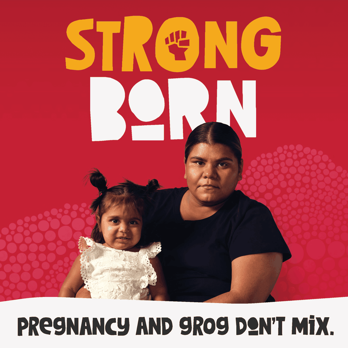 We are in this together growing strong babies.  

Fetal Alcohol Spectrum Disorder (FASD) resources including assessment and diagnosis services can be found here: naccho.org.au/fasd/strong-bo…

#StrongBorn #FASDawareness #AlcoholHarms #Pregnancy #AboriginalHealthInAboriginalHands