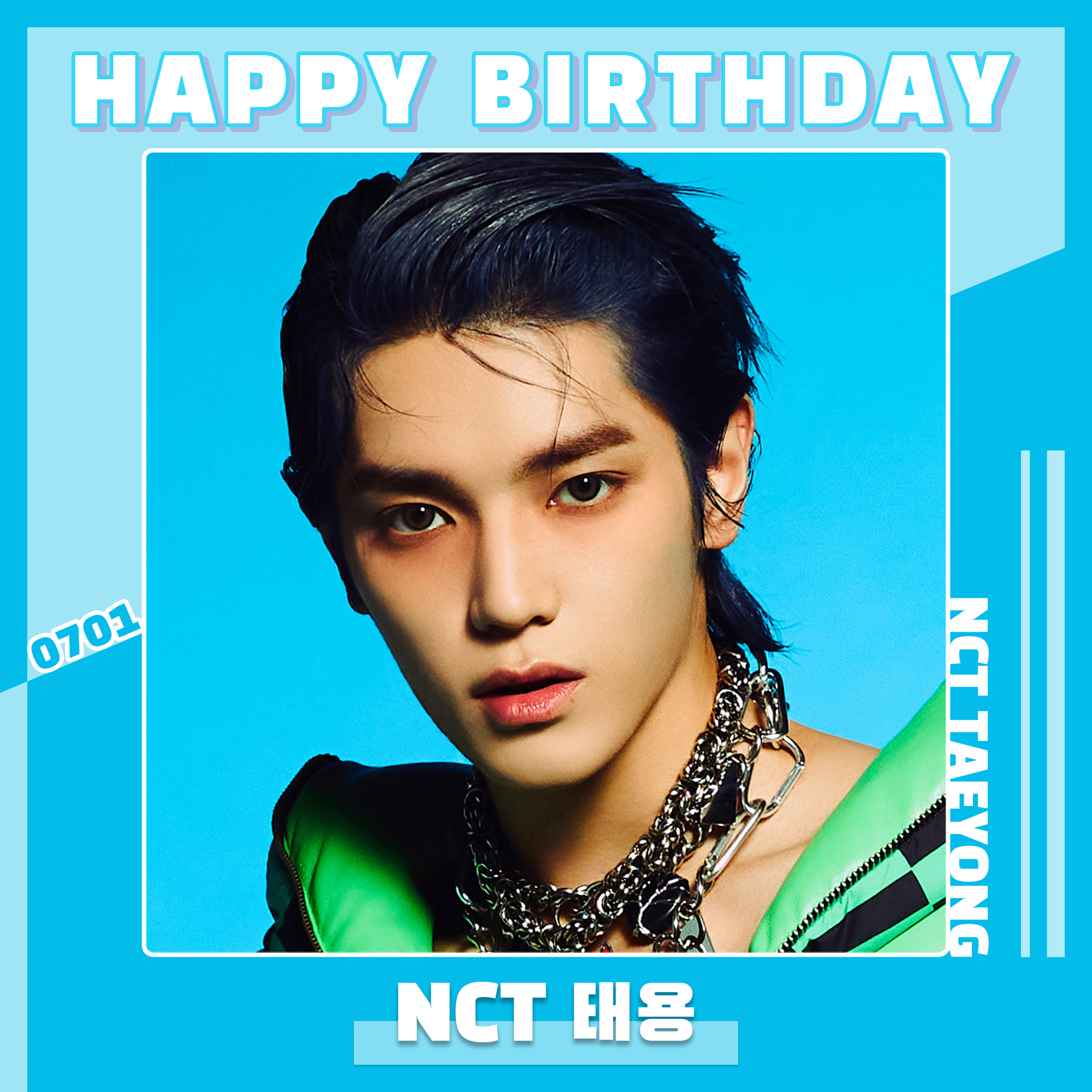NCT　テヨン　パズルパッケージ　サインポスター　TAEYONG NCT テヨン 直筆サイン入りポストカード TAEYONG
