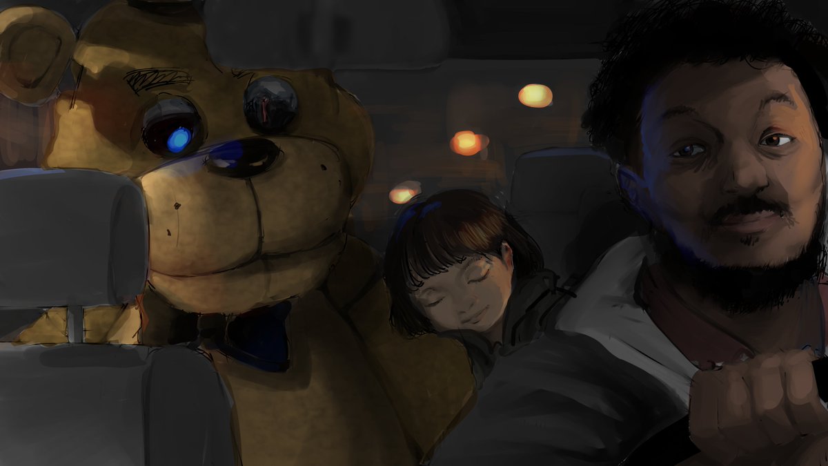 Sleep well🚖 
#FNAF #FNAFMOVIE