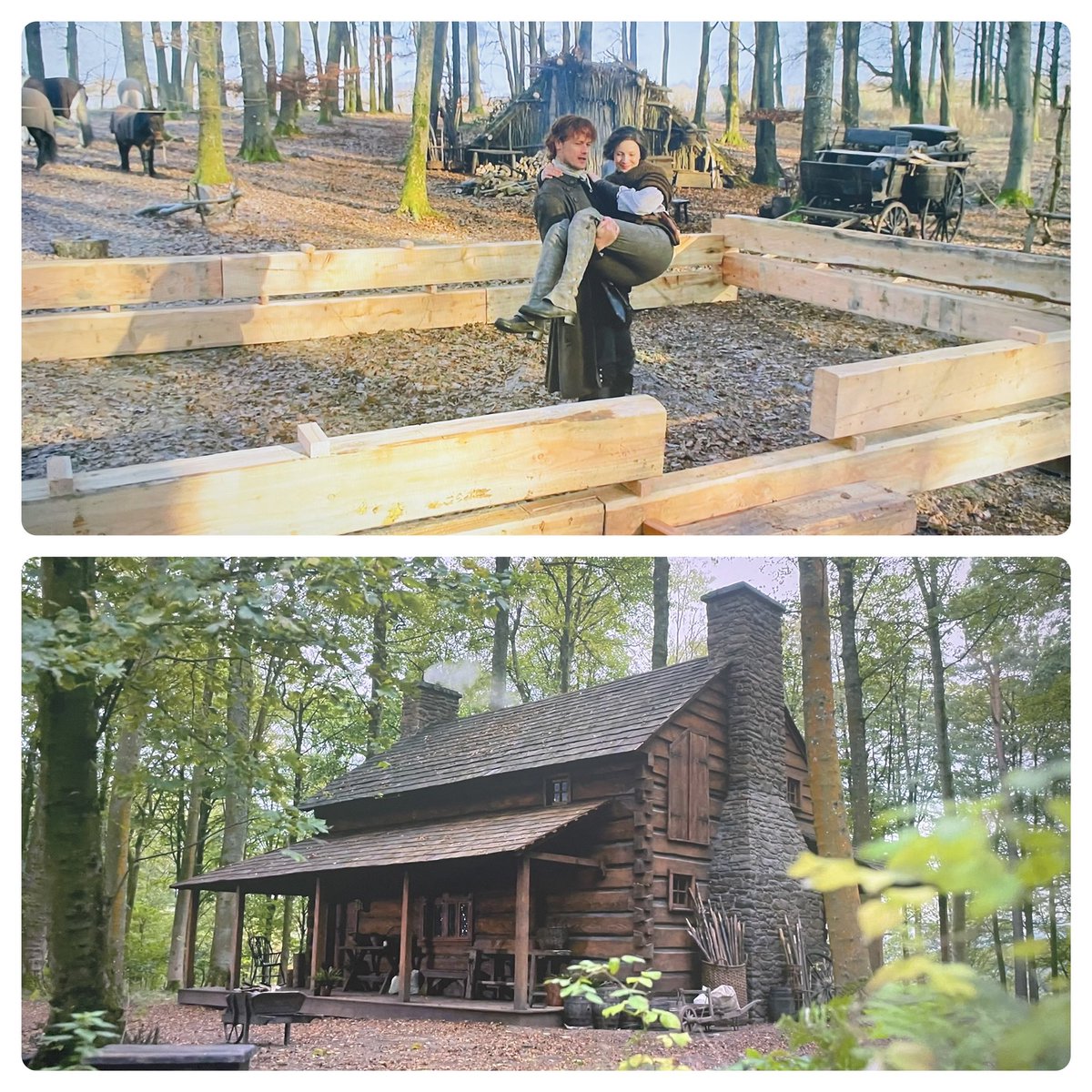 4b0ysandaqueen's tweet image. Home is anywhere they are together ❤️🥹
 #TheFrasers #OutlanderAtMidnight  #Outlander 
S4/S7