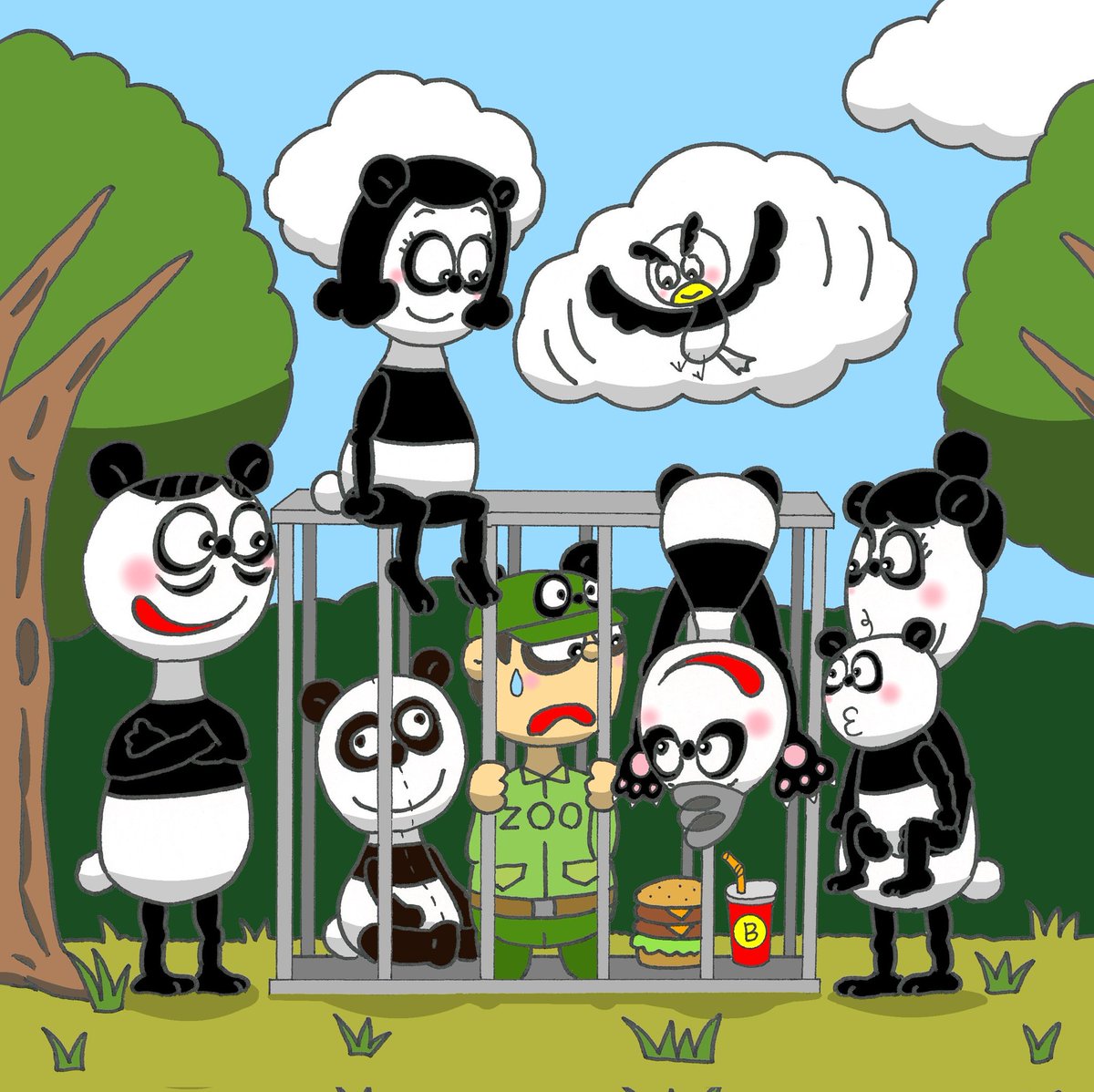 Panda___Panda_'s tweet photo. PANDA!PANDA? #panda #Animal #bear #Cat #cute #kawaii #love #illustration #Illustrator #art #artist #cartoon #comic #manga #animation #drawings #family #Life #熊猫 #漫画 #絵 #イラスト #イラストレーター #パンダ #クマ #猫 #かわいい #家族 #counterattack https://t.co/EMnr8t4S1m