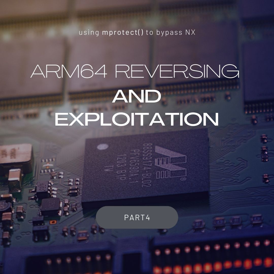 Coming soon... Part 4 of our #ARM64 Reversing and Exploitation series! #MobileSecurity #ARM #reverseengineering