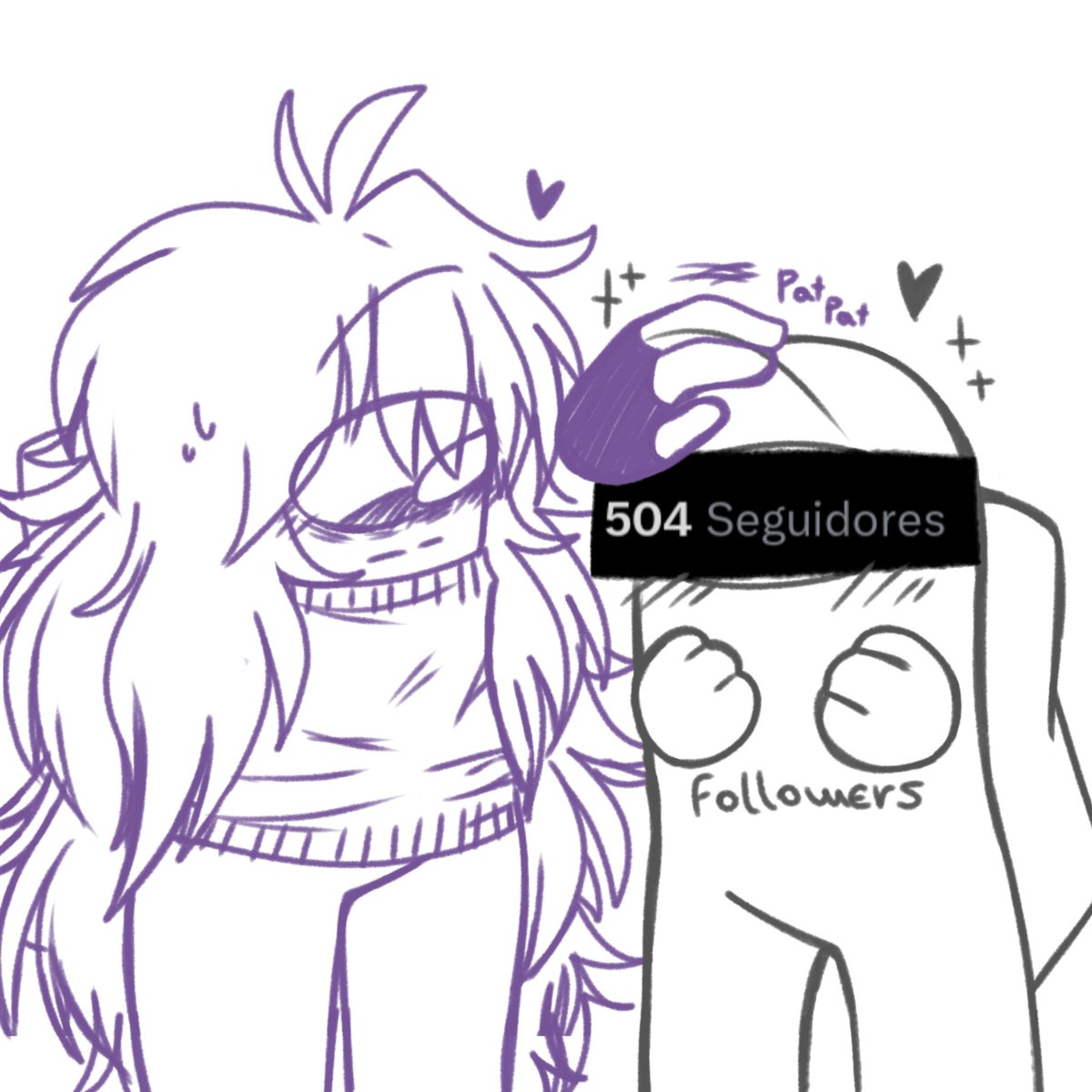 Small thank you to 500 followers! I usually don't get so happy and I don't intend to celebrate when I reach these goals, but I don't want to leave it blank, and in the end, I go to sleep, thank you so much for everything! <) ✨🤍