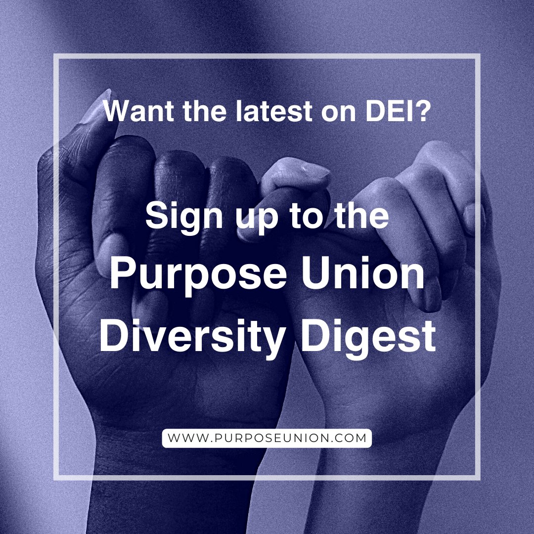 Keeping up to date with the latest #DEI news and insights can be daunting. Luckily, our quarterly Diversity Digest has you covered.

Sign up to our newsletter using the link below 👇

purposeunion.com/diversity-equi…