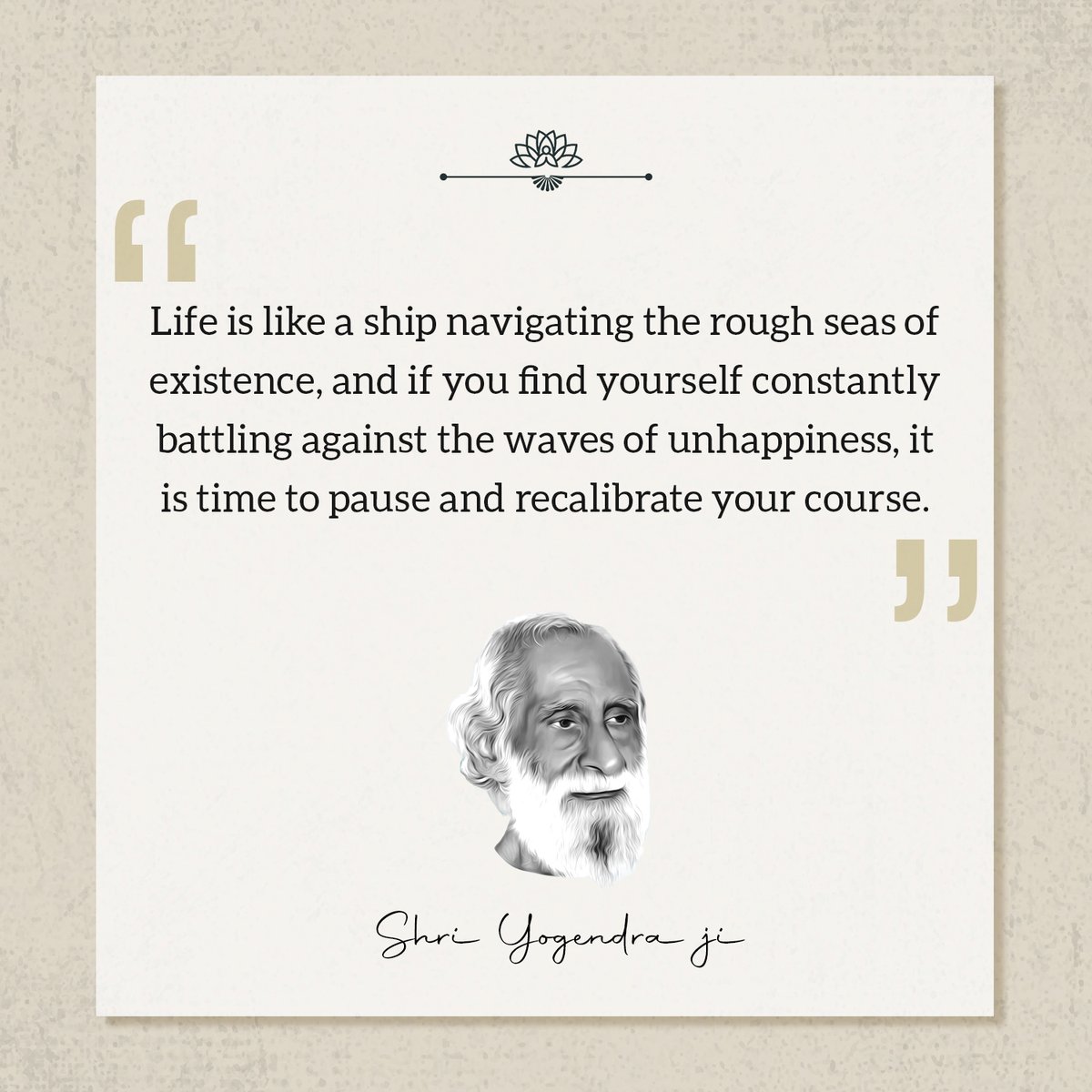 tyi_official's tweet photo. Navigating Life’s Rough Seas: Recalibrate and Find Happiness
#lifejourney #lifelessons #NavigatingLifeTogether #roughsea #existence #quotes #quotesoftheday #quotesaboutlife #motivationalquote #inspirationalquotes #founder #founderquotes #tyi #theyogainstitute #DrHansaji https://t.co/XnGIvy61Z8