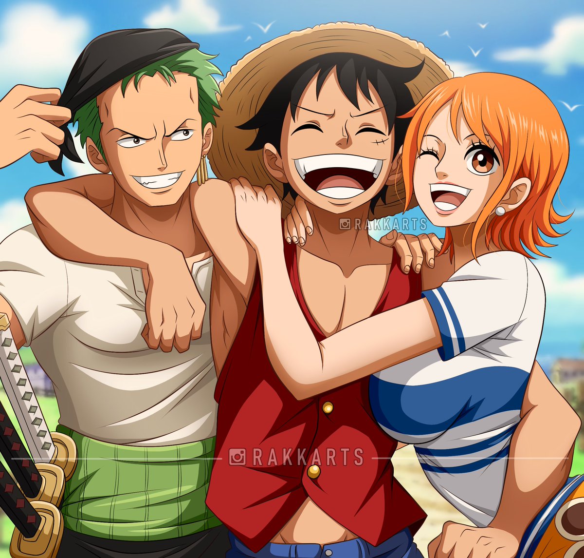 Romance Dawn crew!!
>>>>>>>>>>>>>>>>>>>>>>>>
.

#strawhatpirates #nami #nicorobin #onepiecenetflix
#onepiecefilmred #onepieceliveaction #luffy #sanji #onepiece #zoro #ONEPIECE1087 #redcalfanart #fanart #luffyxnami #characterdesign