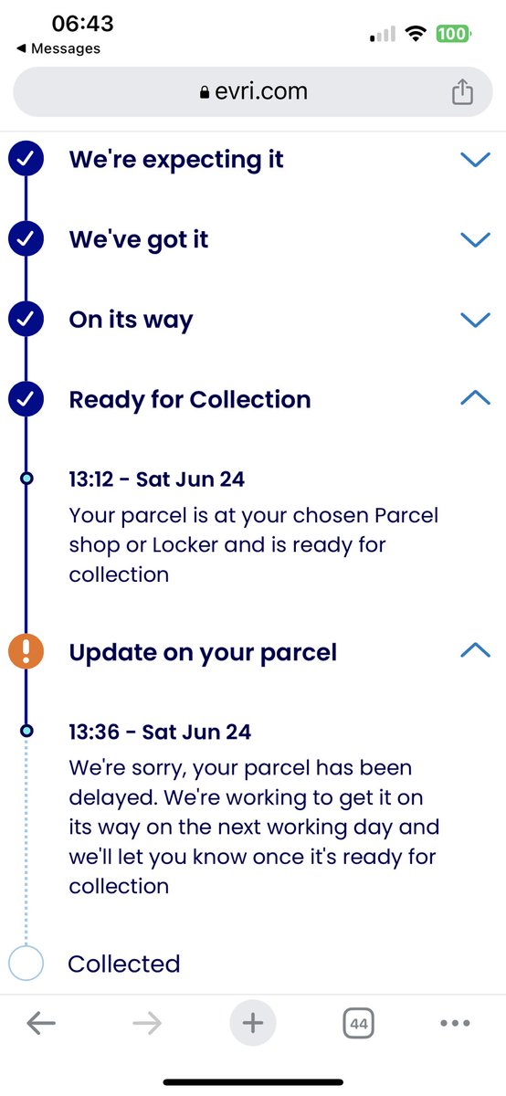 miranda_gray's tweet photo. @Evri__Parcel__ &amp; @Tesco I wonder truly the vision of joining together as a #distributionnetwork had the best intentions but for me #twice I've lost items....,turned up @Tesco to be #rudely told I have 300 parcels it's not here. So now the #refund #battle begins. #lostintheabyss https://t.co/31pDlI9EXB