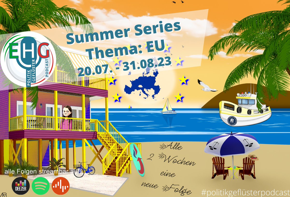 Schon was vor im Sommer? Wir beschenken euch mit Sommerfolgen, in vier Ausgaben schauen wir auf den Zustand der EU in verschiedenen Bereichen. Alle zwei Wochen und etwas kürzer als sonst. Worum geht es genau? Vielleicht könnt ihr es erraten? #EU #Schule #podcast