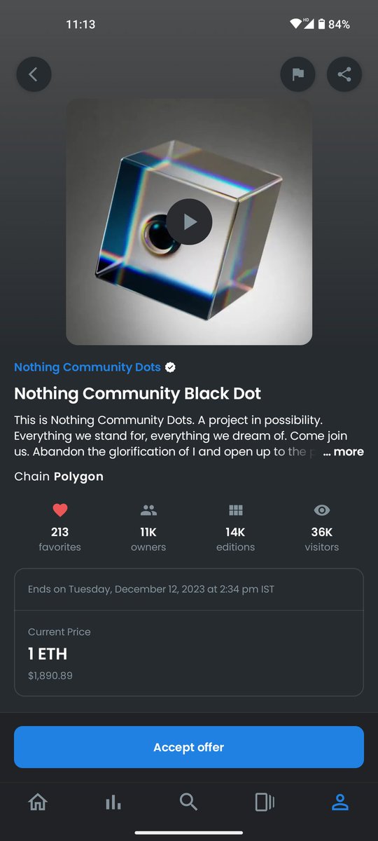 meghwal11's tweet image. Wait what?
#nothing #nft #blackdot

@getpeid hodl or sell?