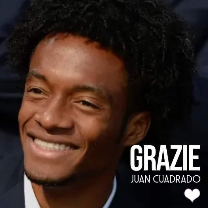 Grazie #juanCuadrado 🤍🖤