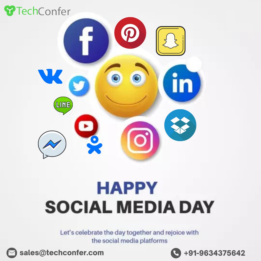 Techconfertech's tweet photo. Celebrate the wonderful realm of social media, which revolutionized communication and the way we interact with the world. Social media has vastly changed our lives and brings people together, which is worth celebrating World Social Media Day.
#people #socialmedia #communication https://t.co/6Hn7uEgRfr