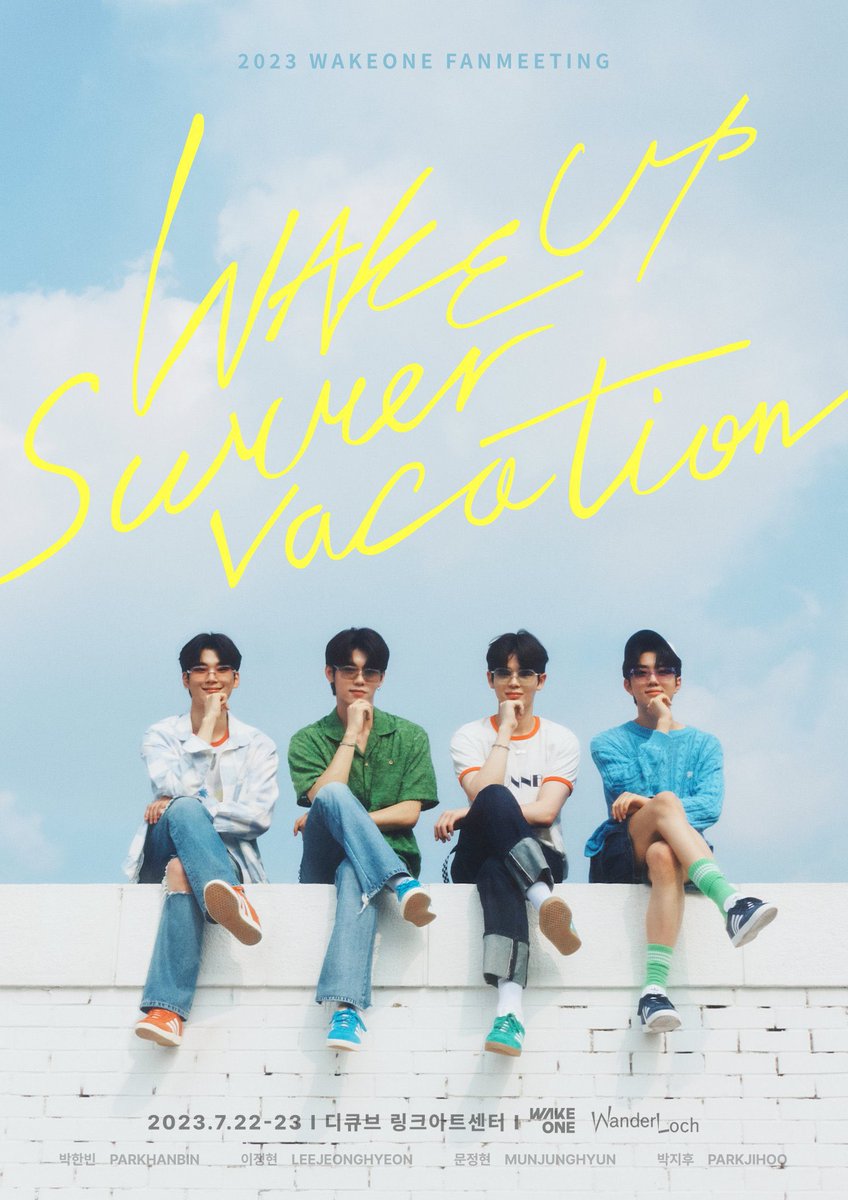 ticket_zip's tweet image. 2023 WAKE ONE FANMEETING
WAKE UP : Summer vacation​

7/22 7/23 本日入金できる方のみ⭕️

⬇️お問い合わせはこちら⬇️
open.kakao.com/o/swLC7F3e

#WAKEONE #ウェイクワン #パクハンビン #イジョンヒョン #ムンジョンヒョン #パクジフ #ペンミ #ファンミ #チケット代行