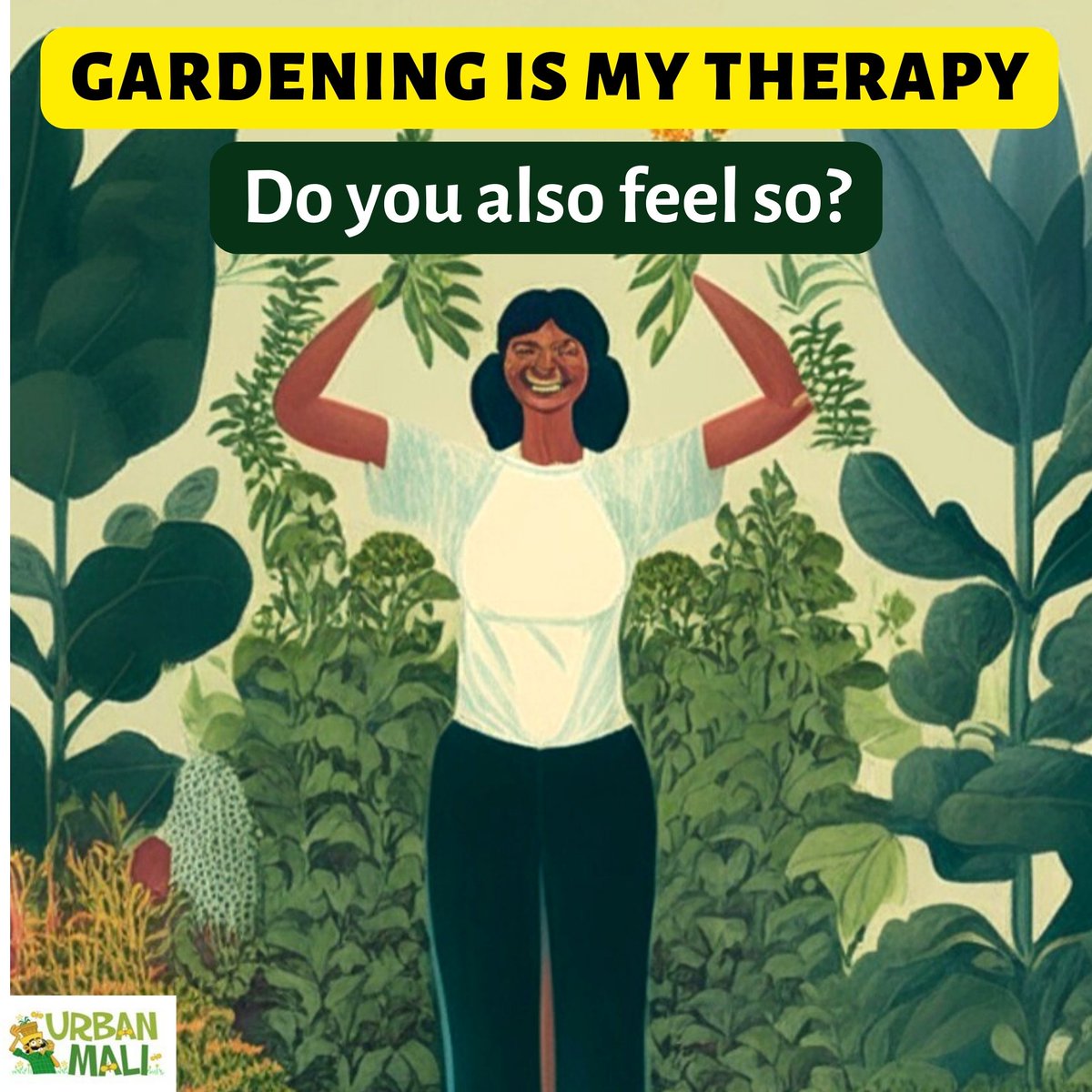 Gardening is therapy for the soul. 🌿🌸🌱 There's something magical about immersing yourself in nature, tending to plants, and watching them thrive.

#GardeningTherapy #NaturalWellness #GreenThumbsUp #plantaddict #plantlife #urbangardening #homegardening #urbanmali