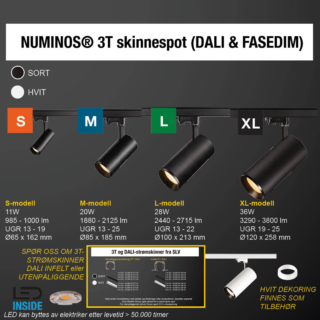 slvnorway's tweet image. SLV NUMINOS® 3-tenning justérbar spotlight med 3-tenning eller DALI adapter for strømskinne 😍 144 varianter

Prøv konfiguratoren: ➡️ bit.ly/3CmqPa7

#slv #slvlys #experiencelight #numinos #3T #BW22 #ELNR #efobasen #elektriker #elektrogrossist