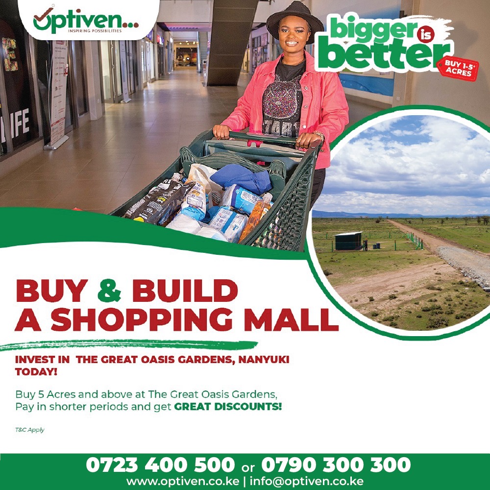 _CrazyNairobian's tweet photo. - Infrastructure:
With the Dualling of Nairobi-Kenol-Marua Road, the Nanyuki railway and massive county infrastructural development, The Great Oasis Gardens β Nanyuki is simply a SURE BET.
#OGPriceChange https://t.co/lJ96ZpRHWl