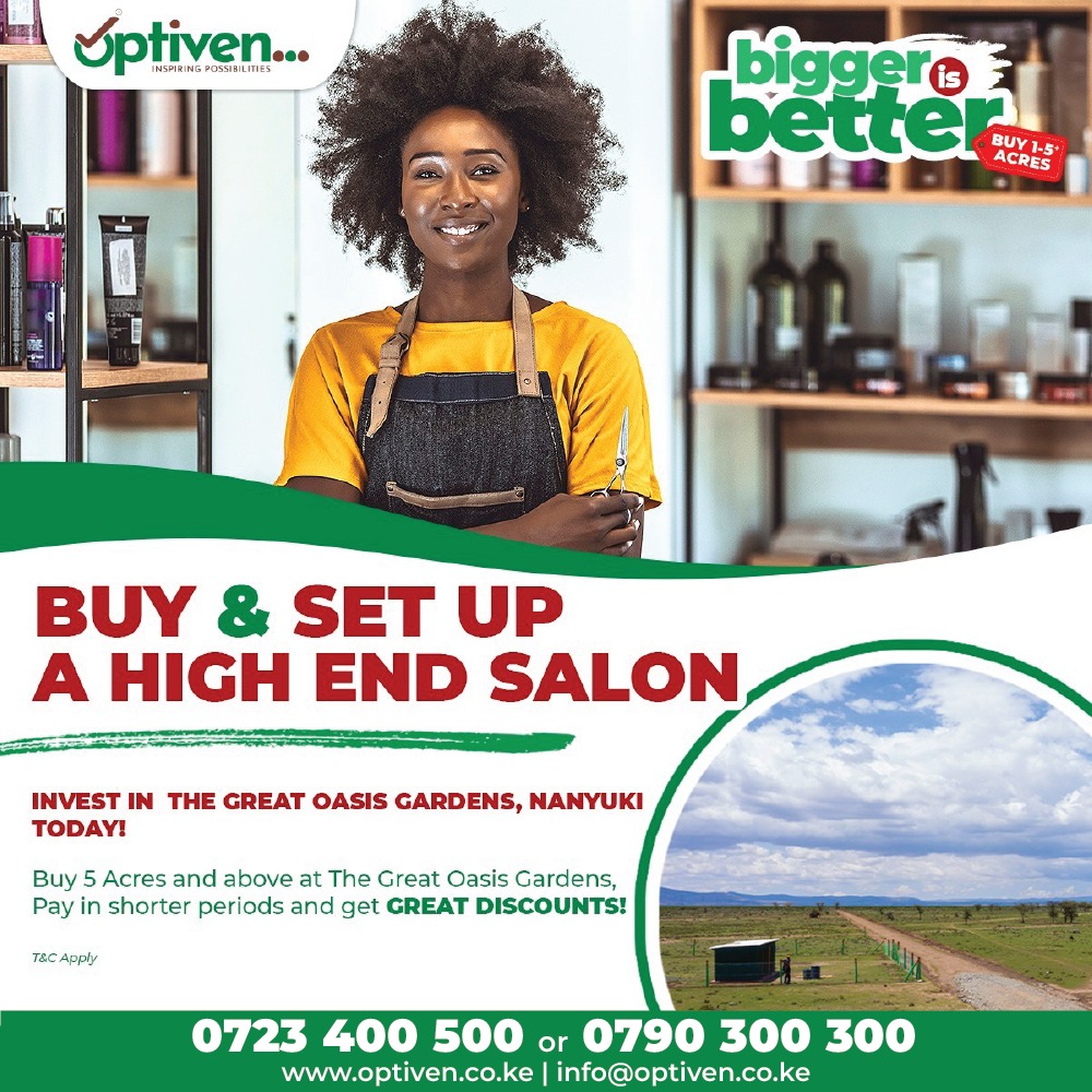 _CrazyNairobian's tweet photo. - Infrastructure:
With the Dualling of Nairobi-Kenol-Marua Road, the Nanyuki railway and massive county infrastructural development, The Great Oasis Gardens β Nanyuki is simply a SURE BET.
#OGPriceChange https://t.co/lJ96ZpRHWl