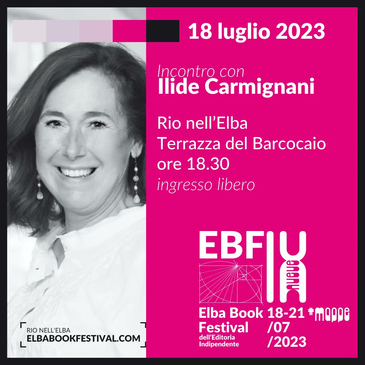 elbabookfest's tweet photo. Elba book festival inizia il 18 luglio a Rio nell'Elba, ecco alcuni dei protagonisti #ebf9 #premioappiani #editoriindipendenti #unistrasi #letteratura #leggere https://t.co/UWYiO7ZDor