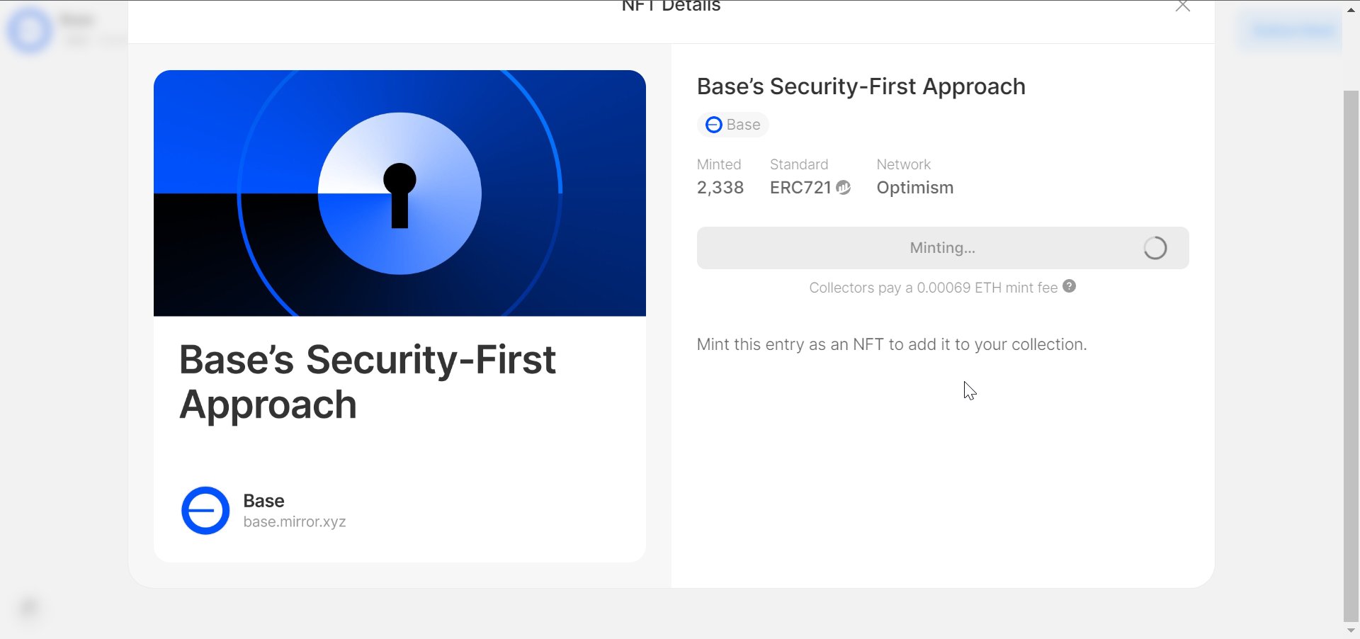 GA Crypto on Twitter "🛠 Mint Base’s SecurityFirst Approach NFT by