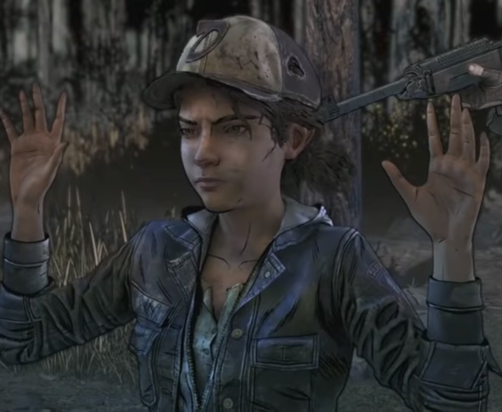 yunaiishi's tweet photo. You messed up big time if u saw Clem's glare 💀

#twdg #clementine #fanart #sketch #deathglare #twdgfanart #twdgs4 #TheWalkingDead https://t.co/uNa9MDgSCN