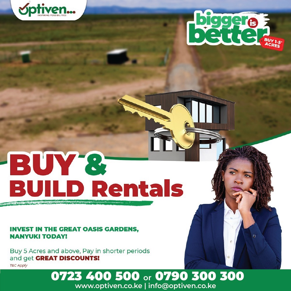 PriscillaKemmie's tweet photo. The time is now! Great Oasis Gardens Nanyuki offers a range of investment options, from residential to commercial plots. This allows you to tailor your investment according to your specific goals and preferences.
Call 0723400500
#OGPriceChange https://t.co/HwOXPxhj0H