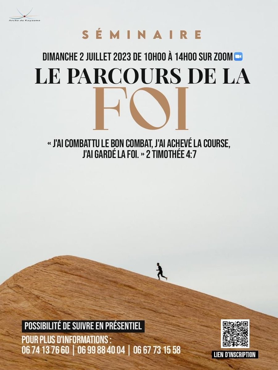 nademilie's tweet photo. Le parcours de la foi ✨
Ce dimanche 2 juillet, a 10h 🔥 https://t.co/CZMxQKtioD