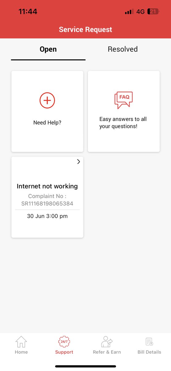 omkard69's tweet photo. @ACTFibernet  don’t you guys feel shy in doing this business which is not in your capability???

8th service ticket in this month due to internet disruptions.

@ACTFibernet @wifimapapp @Twitter @internetsociety https://t.co/qbeIgrfwLU