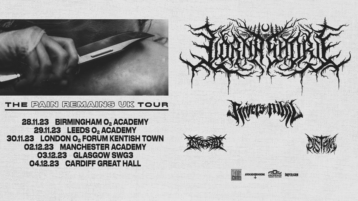 NEW: New Jersey deathcore quintet @LornaShore will play London's @O2ForumKTown and @MancAcademy later this year 💥
 
Snap up tickets in our #LNpresale tomorrow at 10am 👉 livenation.uk/7tXN50P072G